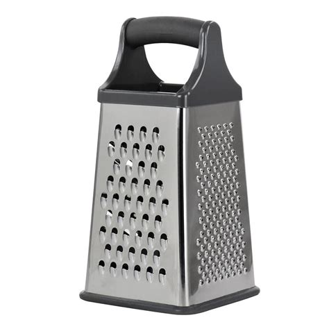 stainless steel grater with box|stainless 4 sided grater each.